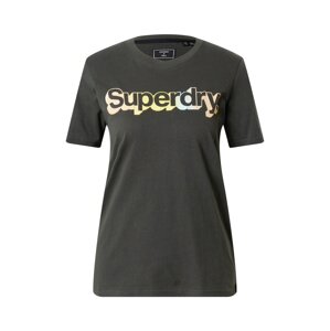 Superdry Tričko 'Vintage Core Logo'  svetlomodrá / žltá / broskyňová / čierna