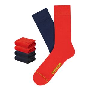 CHEERIO* Ponožky 'Best Friend'  modrá / červená