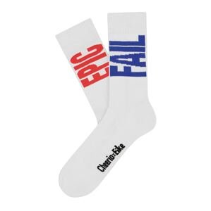 CHEERIO* Ponožky 'CHEERIO x EIKE EPIC FAIL'  modrá / červená / biela