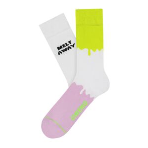 CHEERIO* Ponožky 'MELTIN AWAY'  žltá / neónovo zelená / pastelovo ružová / čierna / biela