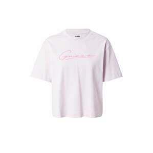 GUESS Funkčné tričko 'Anne'  svetlofialová / ružová