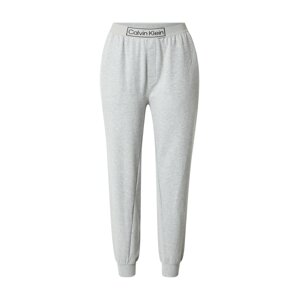 Calvin Klein Underwear Pyžamové nohavice  sivá / sivá melírovaná / čierna