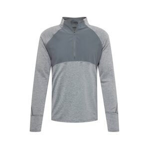 UNDER ARMOUR Funkčné tričko 'Qualifier'  sivá / sivá melírovaná