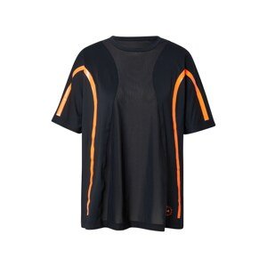 adidas by Stella McCartney Funkčné tričko  čierna / oranžová