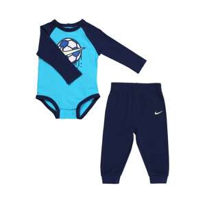Nike Sportswear Set  námornícka modrá / azúrová / pastelovo žltá / biela