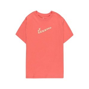 Nike Sportswear Tričko  rosé / biela / žltá