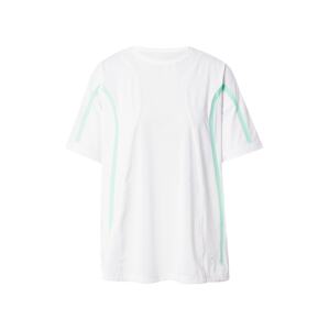 adidas by Stella McCartney Funkčné tričko  zelená / biela