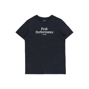 PEAK PERFORMANCE Funkčné tričko  tmavomodrá / biela