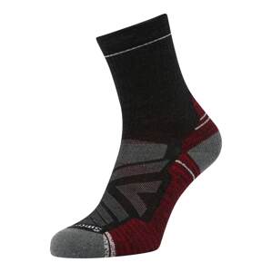 Smartwool Športové ponožky 'Hike'  sivá / antracitová / tmavočervená