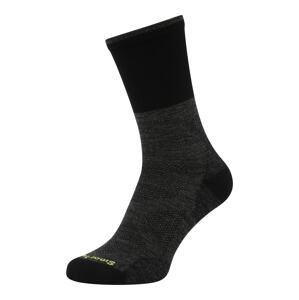 Smartwool Športové ponožky  sivá melírovaná / čierna / neónovo žltá