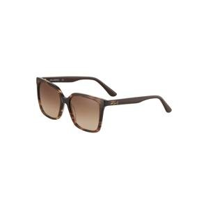 Karl Lagerfeld Slnečné okuliare 'KL6014S'  hnedá / svetlohnedá