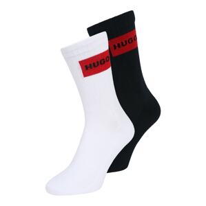 HUGO Ponožky  biela / červená / námornícka modrá