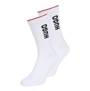 HUGO Ponožky  biela / čierna / červená