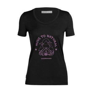 ICEBREAKER Funkčné tričko  fialová / čierna