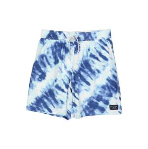 Abercrombie & Fitch Plavecké šortky  modrá / biela / svetlomodrá