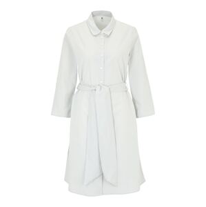 JDY Tall Košeľové šaty 'JDYHALL 3/4 SHIRT DRESS WVN TALL'  sivá / biela