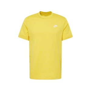 Nike Sportswear Tričko  žltá / biela