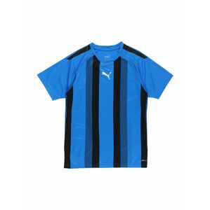 PUMA Funkčné tričko 'Team Liga'  modrá / čierna / biela / sivá