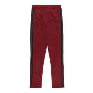 ADIDAS PERFORMANCE Športové nohavice 'Tiro'  červená / čierna / sivá