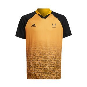 ADIDAS PERFORMANCE Funkčné tričko 'Messi 10'  čierna / žltá