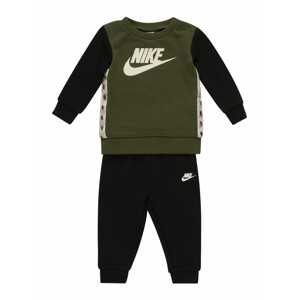 Nike Sportswear Joggingová súprava  čierna / kaki / prírodná biela