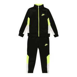 Nike Sportswear Joggingová súprava  čierna / neónovo žltá / biela
