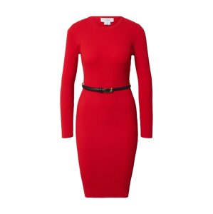 Coast Pletené šaty  červená / čierna