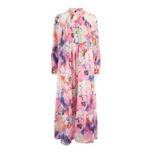 Y.A.S Košeľové šaty 'Jasmine'  ružová / modrá / koralová / svetlomodrá / biela