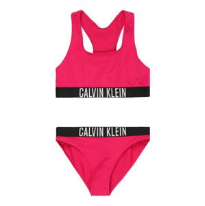 Calvin Klein Swimwear Bikiny  ružová / čierna / biela