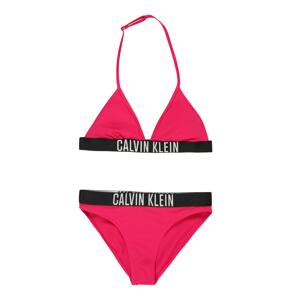 Calvin Klein Swimwear Bikiny  ružová / biela / čierna