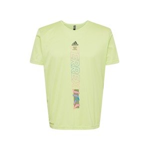 ADIDAS PERFORMANCE Funkčné tričko  zelená / zmiešané farby