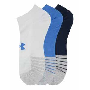 UNDER ARMOUR Športové ponožky 'HeatGear'  tmavomodrá / biela / svetlomodrá