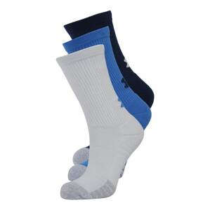UNDER ARMOUR Športové ponožky 'HeatGear'  svetlomodrá / tmavomodrá / sivá / biela