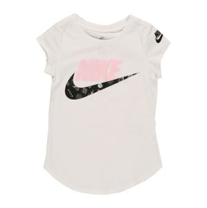 Nike Sportswear Tričko  šedobiela / čierna / ružová