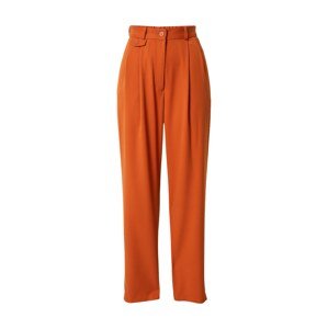 Monki Plisované nohavice 'Umbra'  oranžová