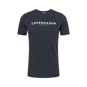 Lindbergh Tričko 'Copenhagen'  námornícka modrá / biela