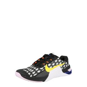 NIKE Športová obuv 'Metcon 7'  čierna / biela / žltá / oranžová / modrá