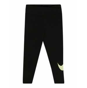 Nike Sportswear Legíny 'POLY'  čierna / pastelovo žltá