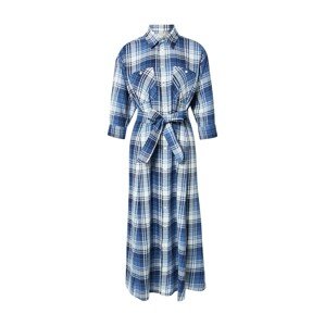 Polo Ralph Lauren Košeľové šaty 'BETANY'  biela / modrá / tmavomodrá