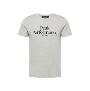 PEAK PERFORMANCE Funkčné tričko 'Original'  čierna / sivá melírovaná