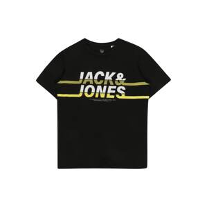 Jack & Jones Junior Tričko 'CHARLES'  žltá / čierna / biela