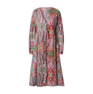 LIEBLINGSSTÜCK Košeľové šaty 'Raly'  zmiešané farby / tmavooranžová