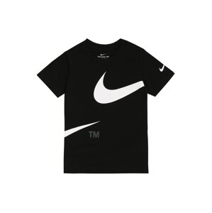 Nike Sportswear Tričko 'SPLIT'  čierna / biela