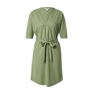 ESPRIT Košeľové šaty  zelená
