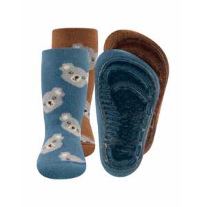EWERS Ponožky 'Koala'  sivá / hnedá / petrolejová / čierna