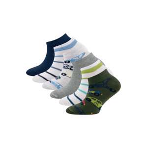EWERS Ponožky  námornícka modrá / svetlomodrá / sivá / trávovo zelená / biela