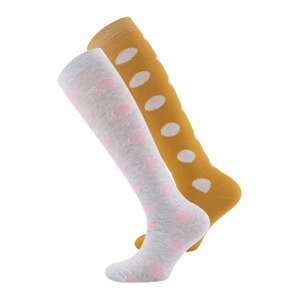 EWERS Ponožky  karí / svetlosivá / ružová / biela
