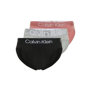 Calvin Klein Underwear Nohavičky  čierna / svetlosivá / biela / staroružová