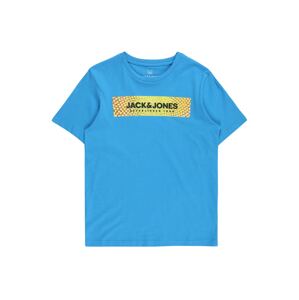Jack & Jones Junior Tričko 'ANNIV'  svetlomodrá / žltá / čierna