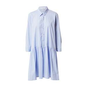 CINQUE Košeľové šaty 'CIDAVOLI'  biela / pastelovo modrá
